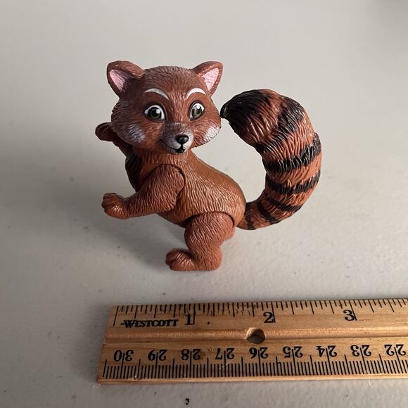 Barbie Island Princess Sagi Rosella’s Pet Red Panda 3″ Movie Figure 2007 - Picture 8 of 8